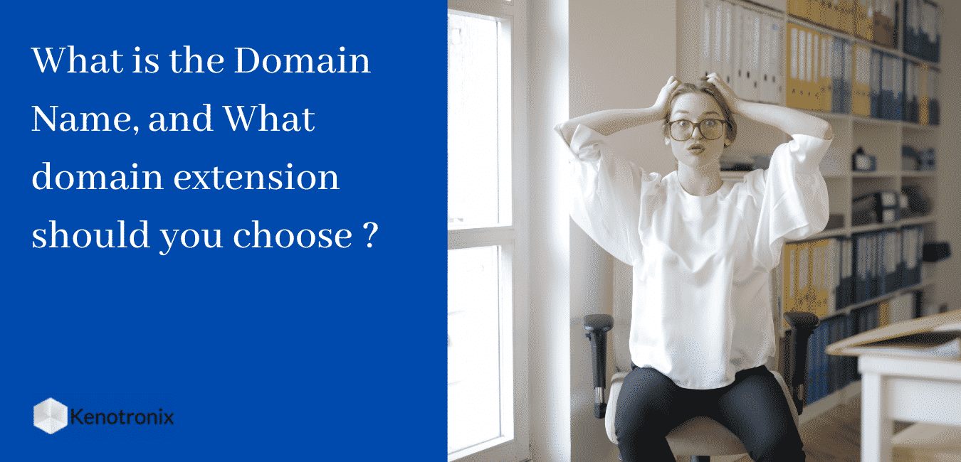 What is the Domain name, and what domain extension should I use?